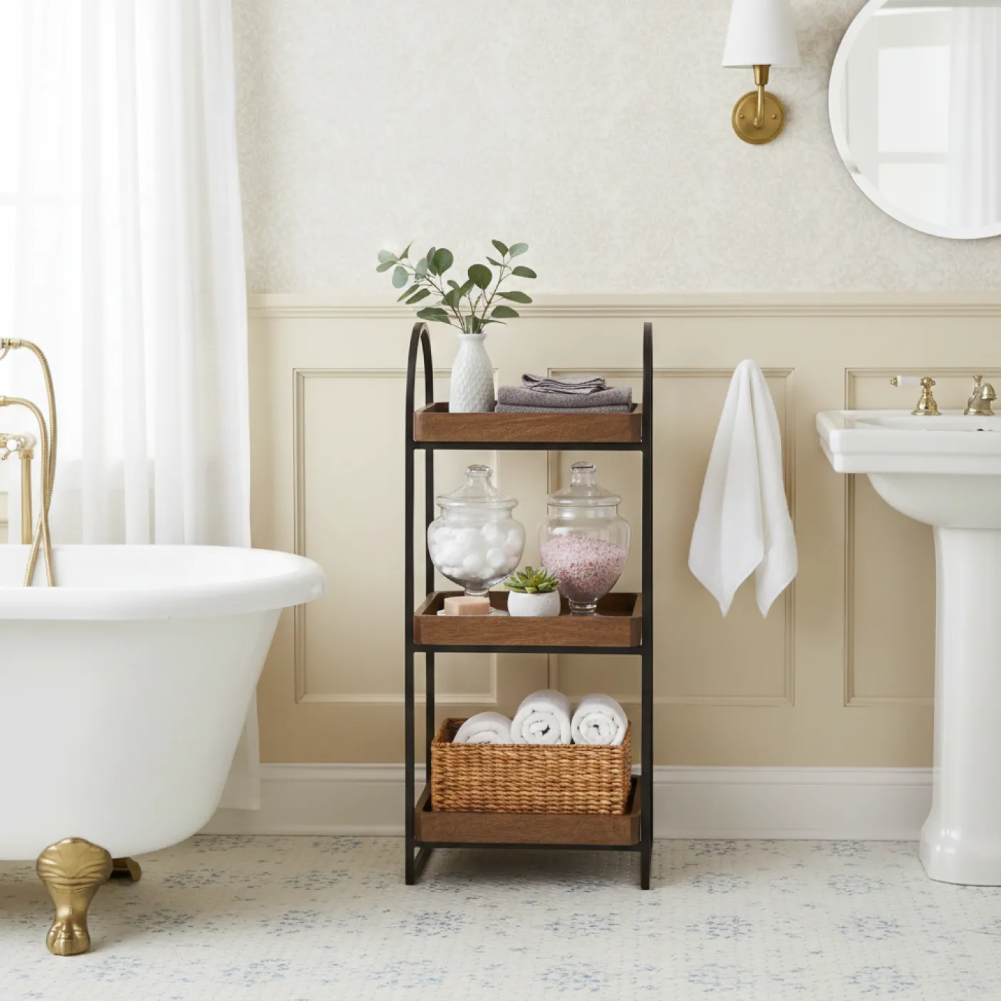 Etagere plateaux 3 niveaux | Manguier Homall