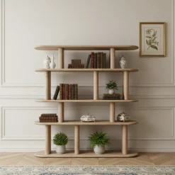 Etagère avec 4 etagère ouverte | Naturelle | Organic