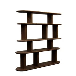 Etagère avec 4 etagère ouverte | Brun | Organic