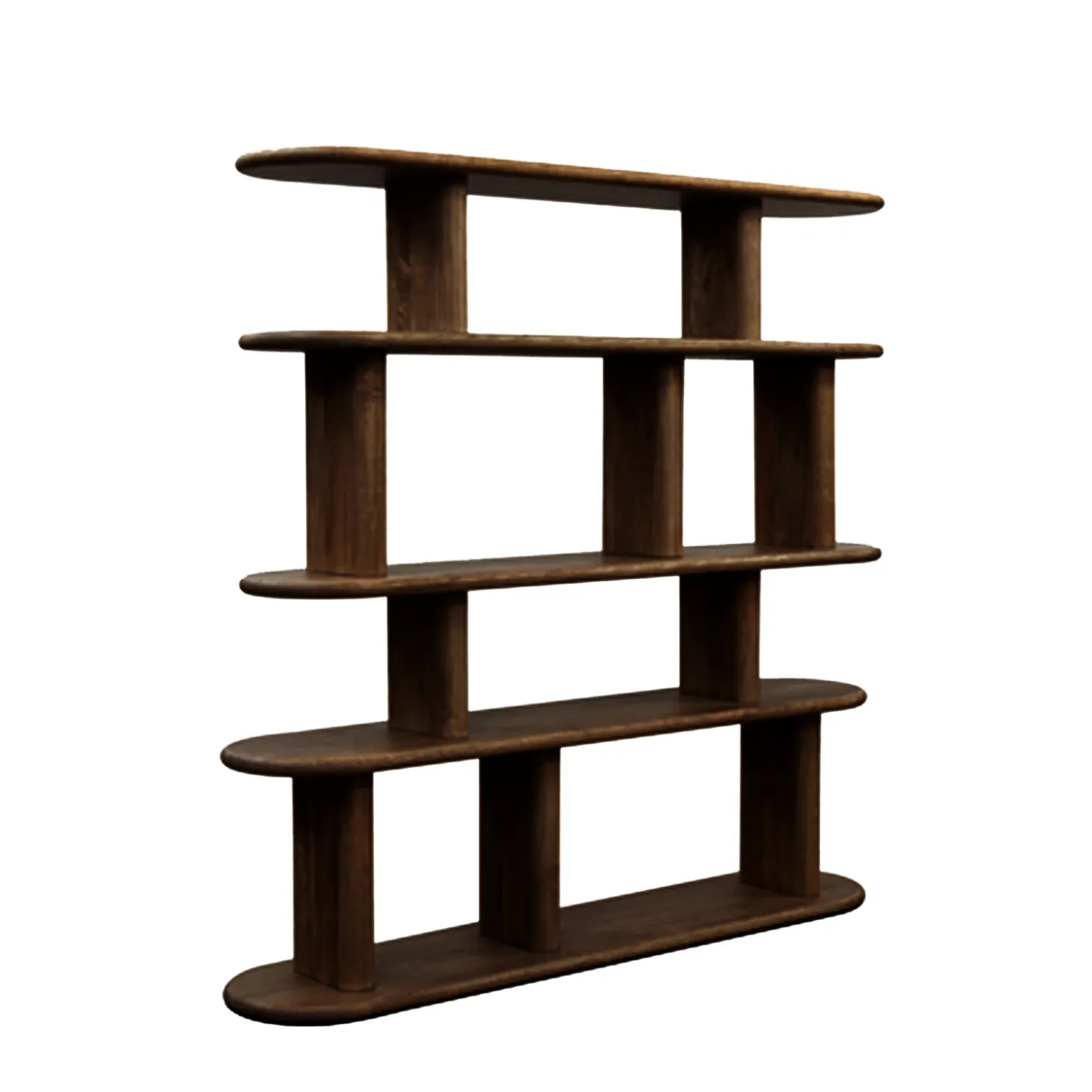 Etagère avec 4 etagère ouverte | Brun | Organic