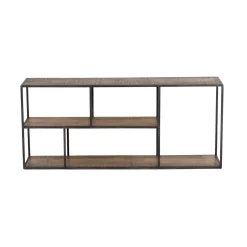 Etagère basse en bois et métal | Mango Stockholm
