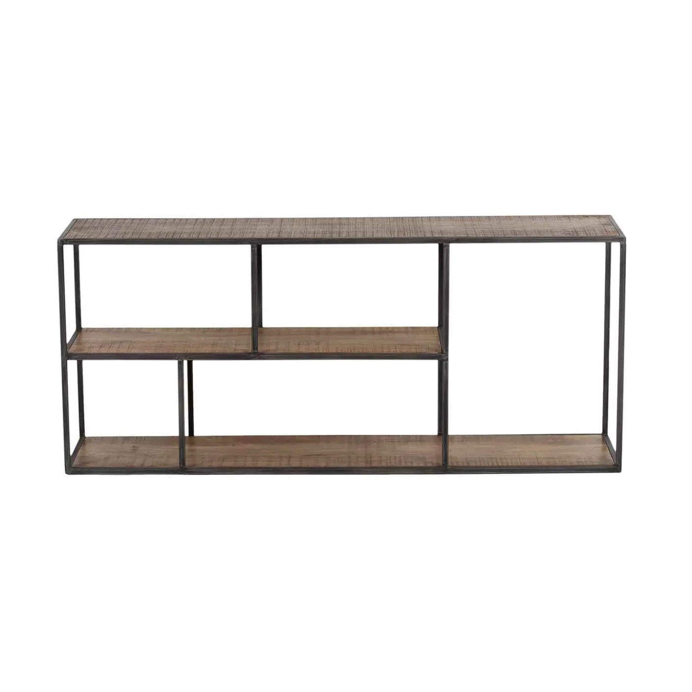 Etagère basse en bois et métal | Mango Stockholm