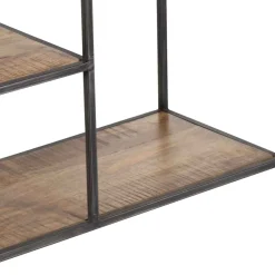 Etagère basse en bois et métal | Mango Stockholm