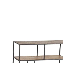 Etagère basse en bois et métal | Mango Stockholm