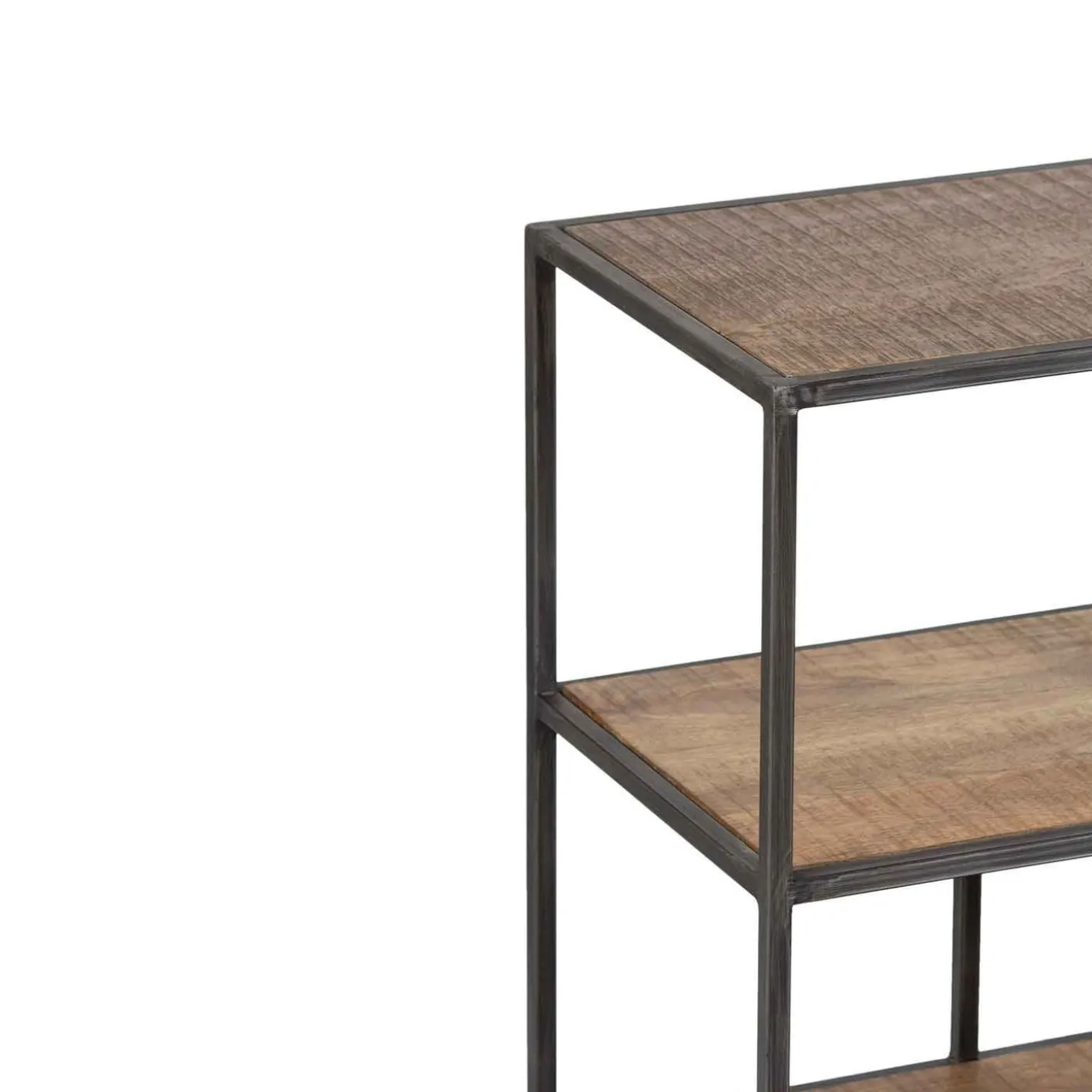 Etagère basse en bois et métal | Mango Stockholm