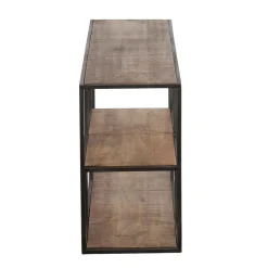 Etagère basse en bois et métal | Mango Stockholm