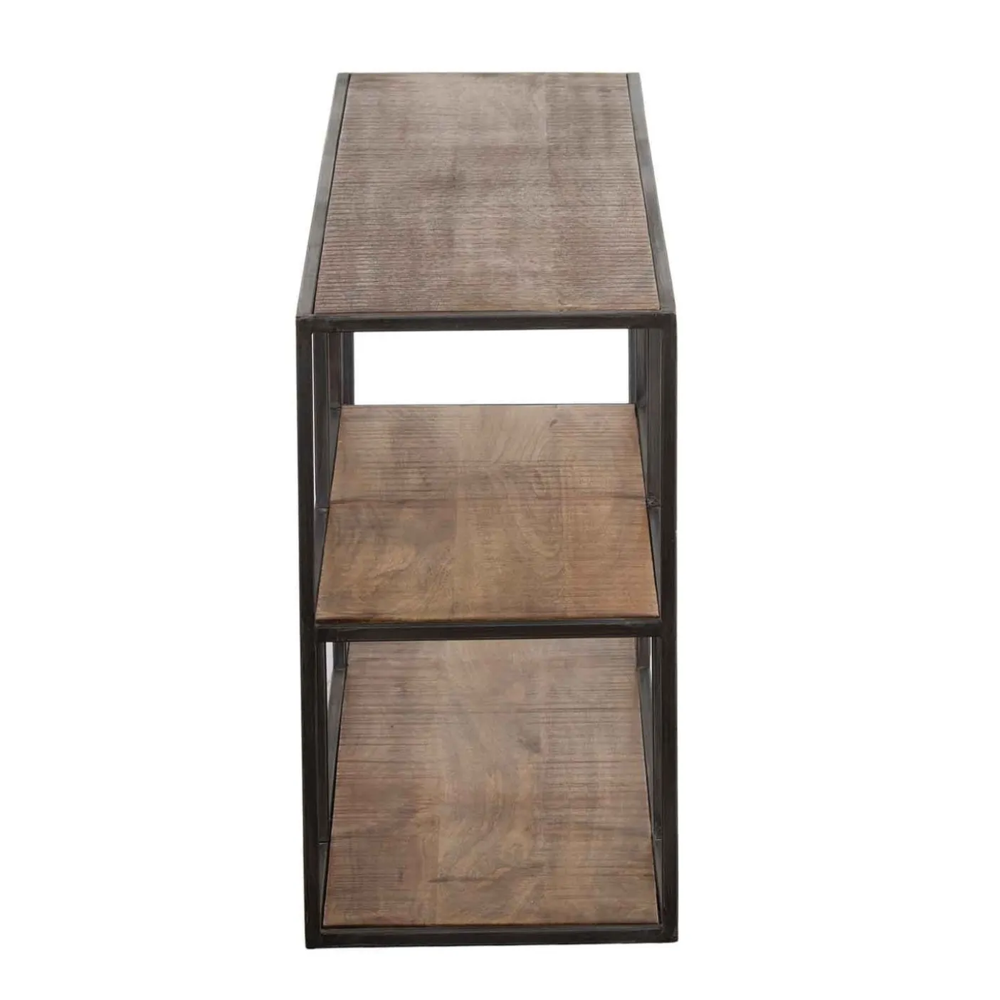 Etagère basse en bois et métal | Mango Stockholm