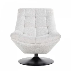 Fauteuil Richelle blanc Bouclé fire retardant (Copenhagen 900 Bouclé blanc)