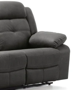 Fauteuil Cuir Relax Manuel | Sydney Gris