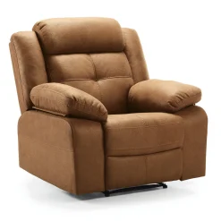 Fauteuil Cuir Relax Manuel | Sydney Beige