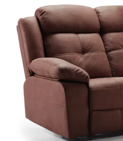 Fauteuil Cuir Relax Manuel | Sydney Chocolat