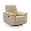 Fauteuil relax électrique cuir | Barcelona Beige