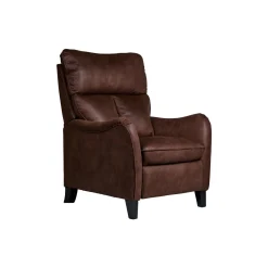 Fauteuil relax manuel microfibre Camboya Chocolat