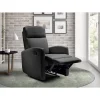 Fauteuil relax manuel tissu Tucson gris anthracite