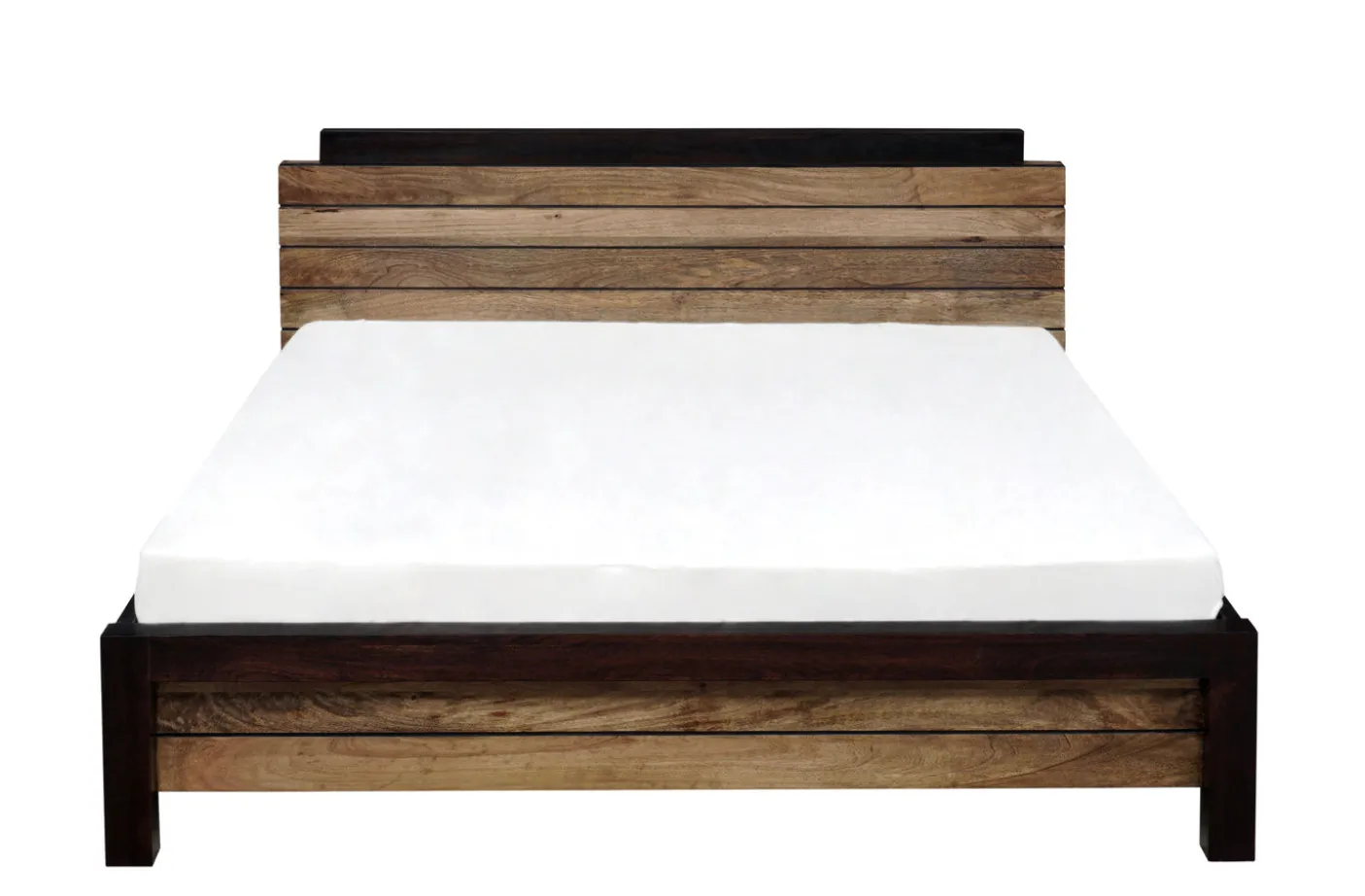 Lit 160 bois massif bicolore | Manguier Herods