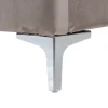 Lit double Belmond 180x200 hors matelasle lit est disponible avec des pieds dorés et argentés