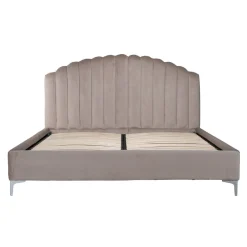 Lit double Belmond 180x200 hors matelasle lit est disponible avec des pieds dorés et argentés