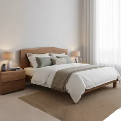 Lit 180x200 bois massif en acacia – Bunting
