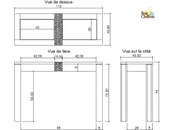 Meuble console | Acacia Tatoo