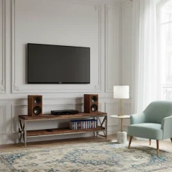 Meuble TV 2 etageres 180 cm | Chelsea
