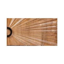Meuble TV 2 portes 2 tiroirs | Manguier Solaris