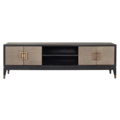 Meuble TV Bloomingville avec 4-portes shagreen