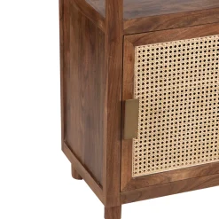Petit Colonne de rangement 1 porte | Acacia Maxico