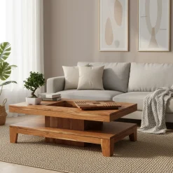 Petite table basse rectangulaire | Acacia Kavish II