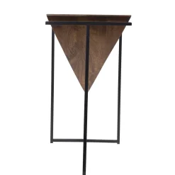Sellette pyramide bois et métal | Mango Sirocco