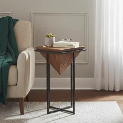 Sellette pyramide bois et métal | Mango Sirocco