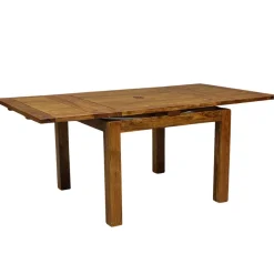 Table à manger carréé allonge 100 | Acacia Gordon