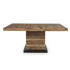Table à manger carrée - Rallonge centrale | Manguier Herods