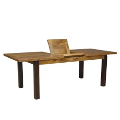 Table à manger rectangulaire 180cm- Rallonge centrale | Manguier Herods