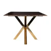 Table a manger Conrad faux emperador marbre