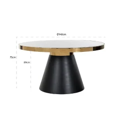 Table a manger Odin ronde 140Ø