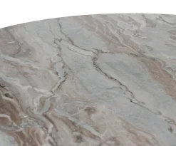 Table a manger ronde plateau marbre | Manguier Kfir III