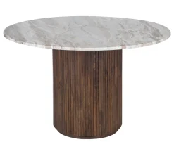 Table a manger ronde plateau marbre | Manguier Kfir III