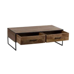 Table basse 2 tiroirs | Mango Stockholm