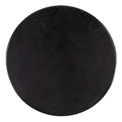 Table basse Blackbone silver set de 2 rond