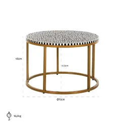 Table basse Bliss 70Ø