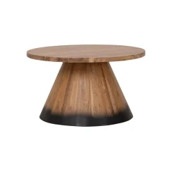 Table basse bois ronde 70 cm | Acacia Dimona
