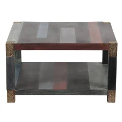 Table basse carrée 80 cm | Manguier Pushkar