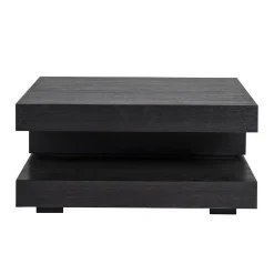 Table basse carrée noir Blok C 