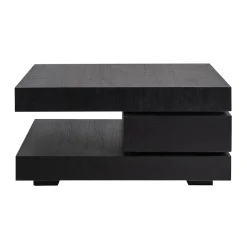 Table basse carrée noir Blok C 