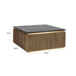 Table basse ferville (or)