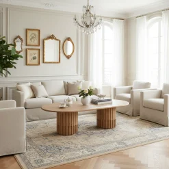 Table basse ovale | Chêne Dalta
