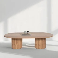 Table basse ovale | Chêne Dalta