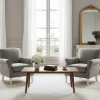Table basse plateau sculpté bois massif | Manguier Adir