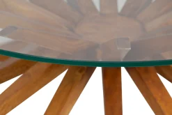 Table basse ronde 102, plateau verre | Karta