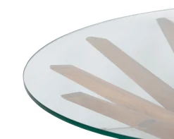 Table basse ronde 102, plateau verre | Karta
